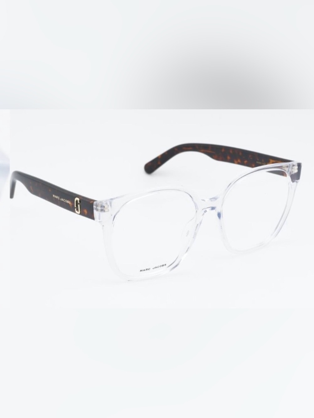 Marc Jacobs 726 Clear Frame Glasses with Tortoise Temples